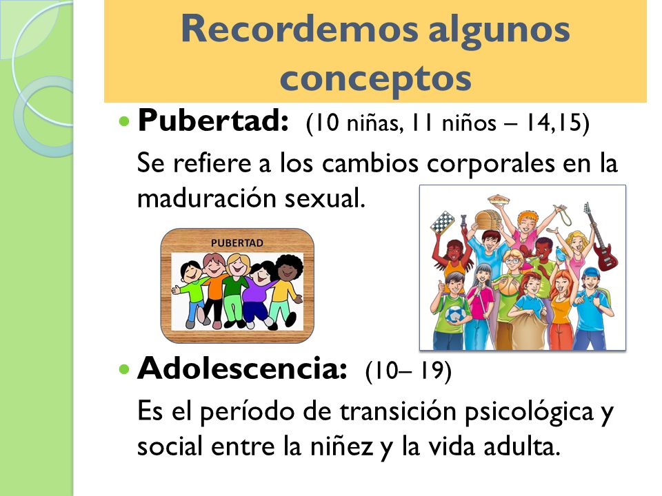 Recordemos algunos conceptos