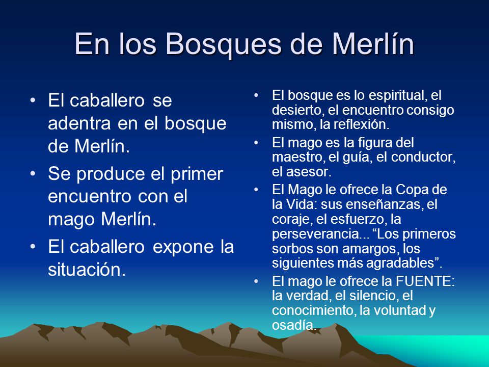 En los Bosques de Merlín