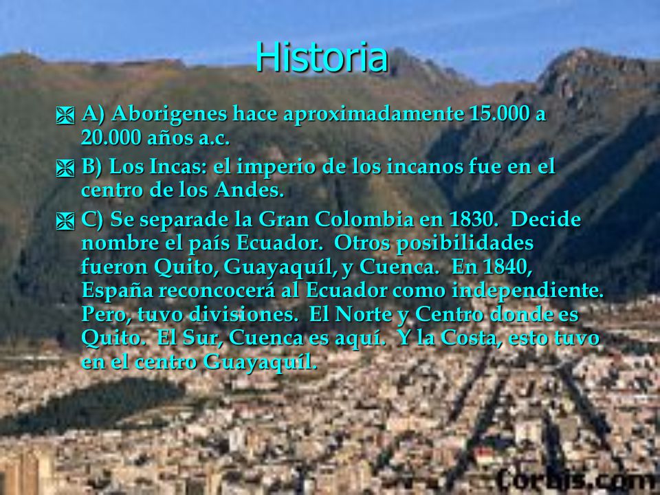 Historia A) Aborigenes hace aproximadamente a años a.c.