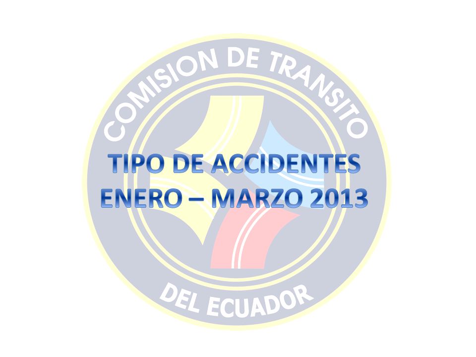 TIPO DE ACCIDENTES ENERO – MARZO 2013