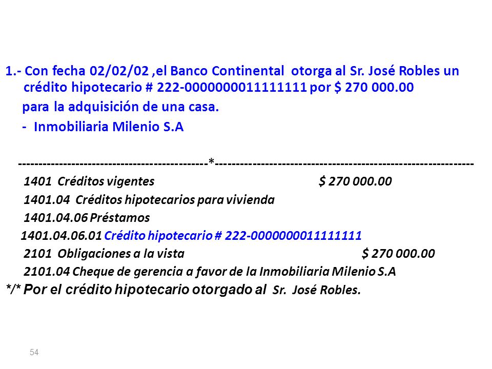 para la adquisición de una casa. - Inmobiliaria Milenio S.A
