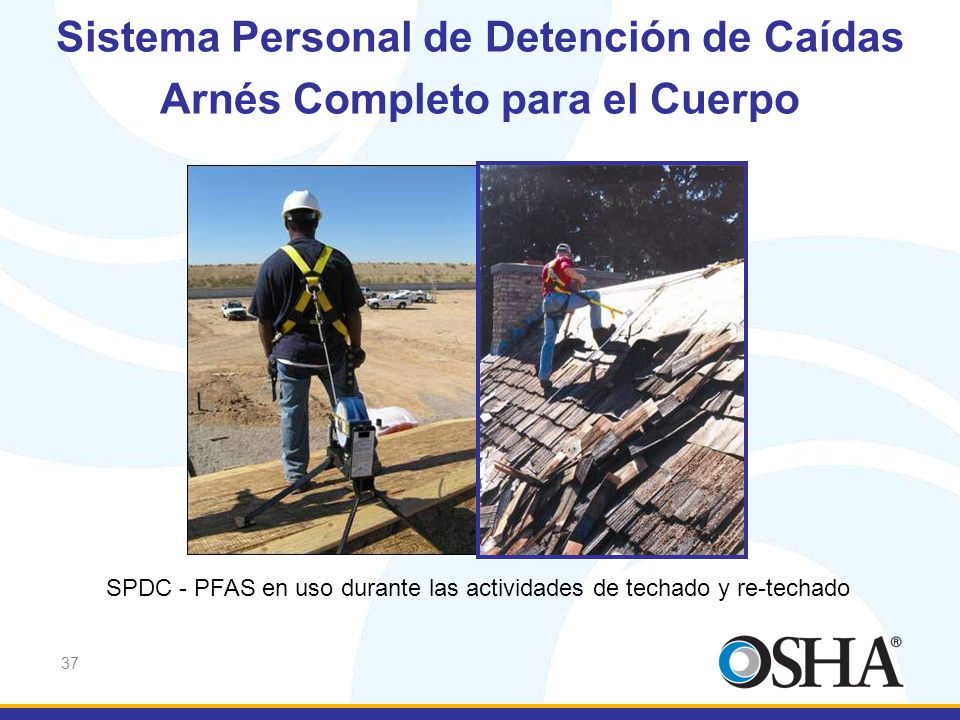 Sistema Personal de Detención de Caídas Arnés Completo para el Cuerpo