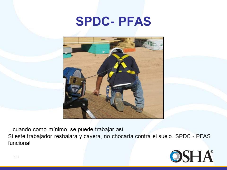 SPDC- PFAS .. cuando como mínimo, se puede trabajar así.