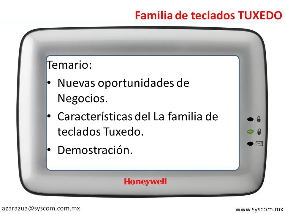 Temario: Nuevas oportunidades de Negocios. Características del La familia de teclados Tuxedo.
