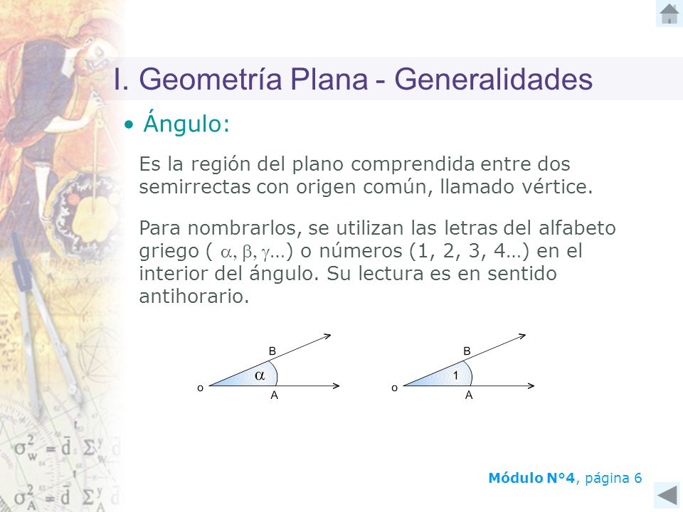 I. Geometría Plana - Generalidades