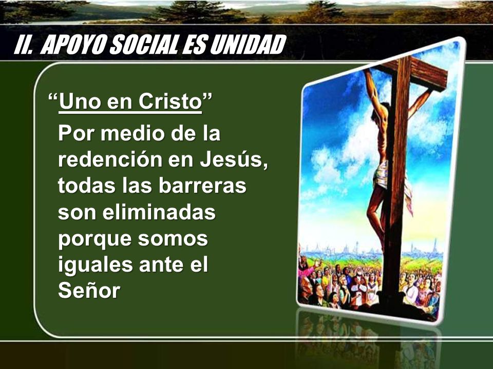 II. APOYO SOCIAL ES UNIDAD