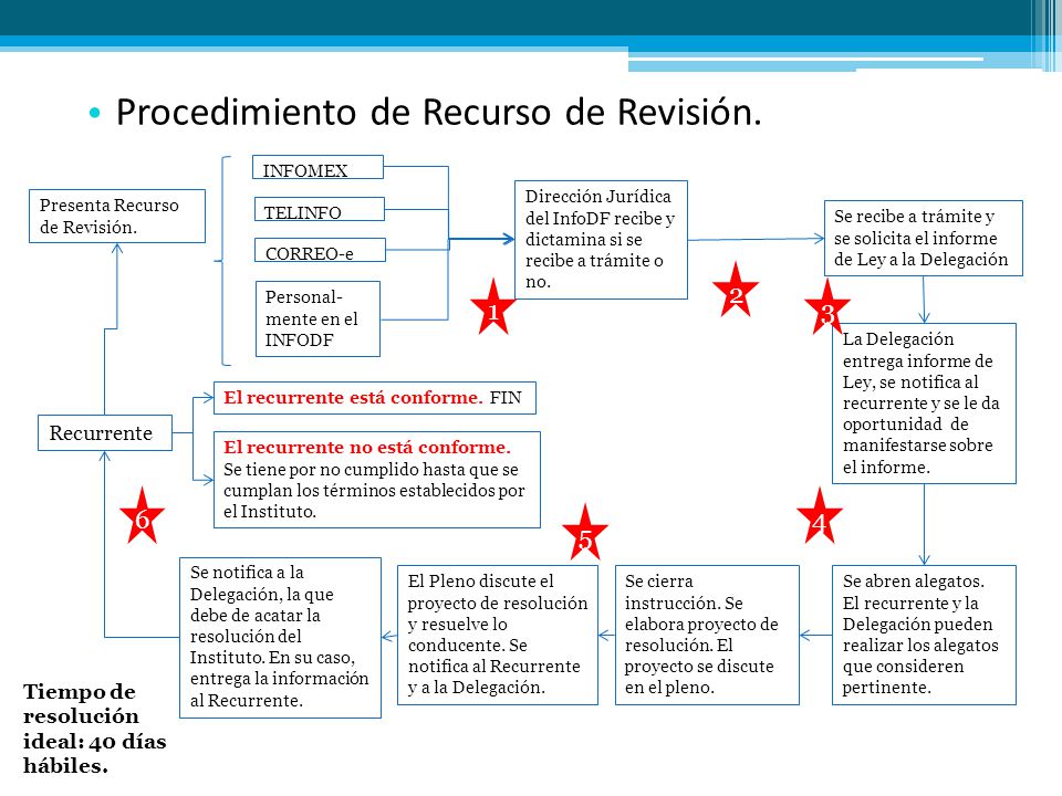Procedimiento de Recurso de Revisión.