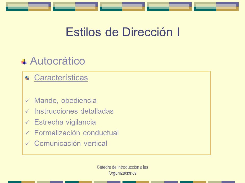 Cátedra de Introducción a las Organizaciones