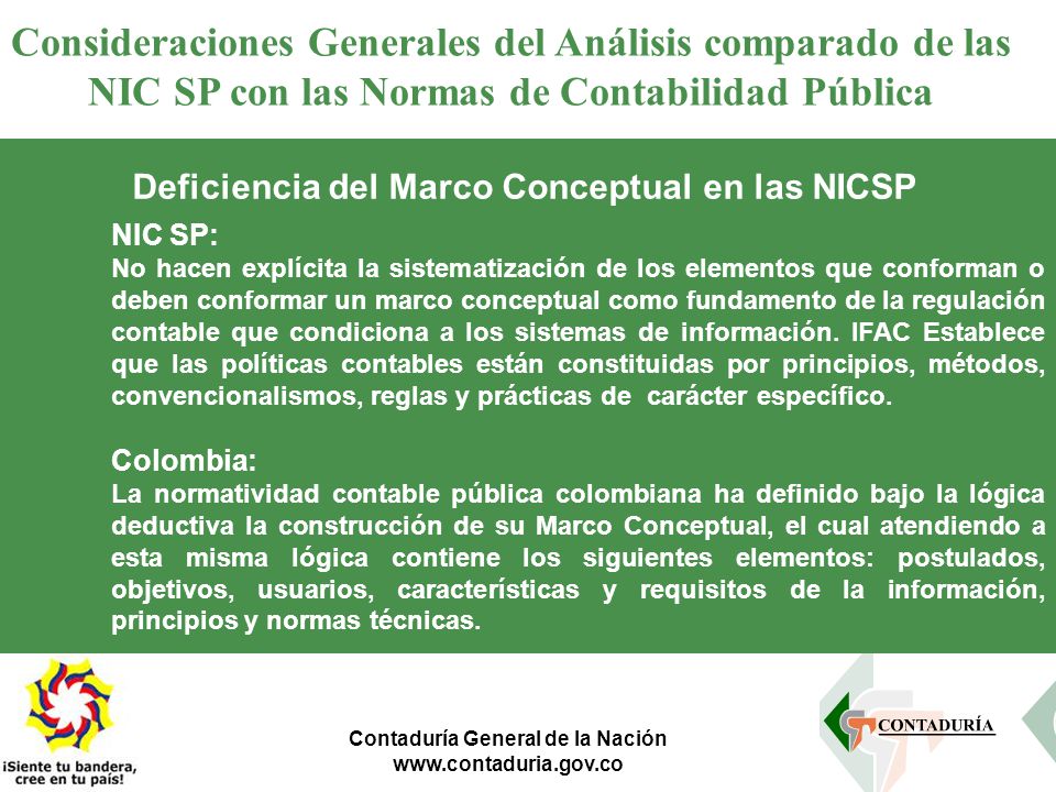 Consideraciones Generales del Análisis comparado de las NIC SP con las Normas de Contabilidad Pública