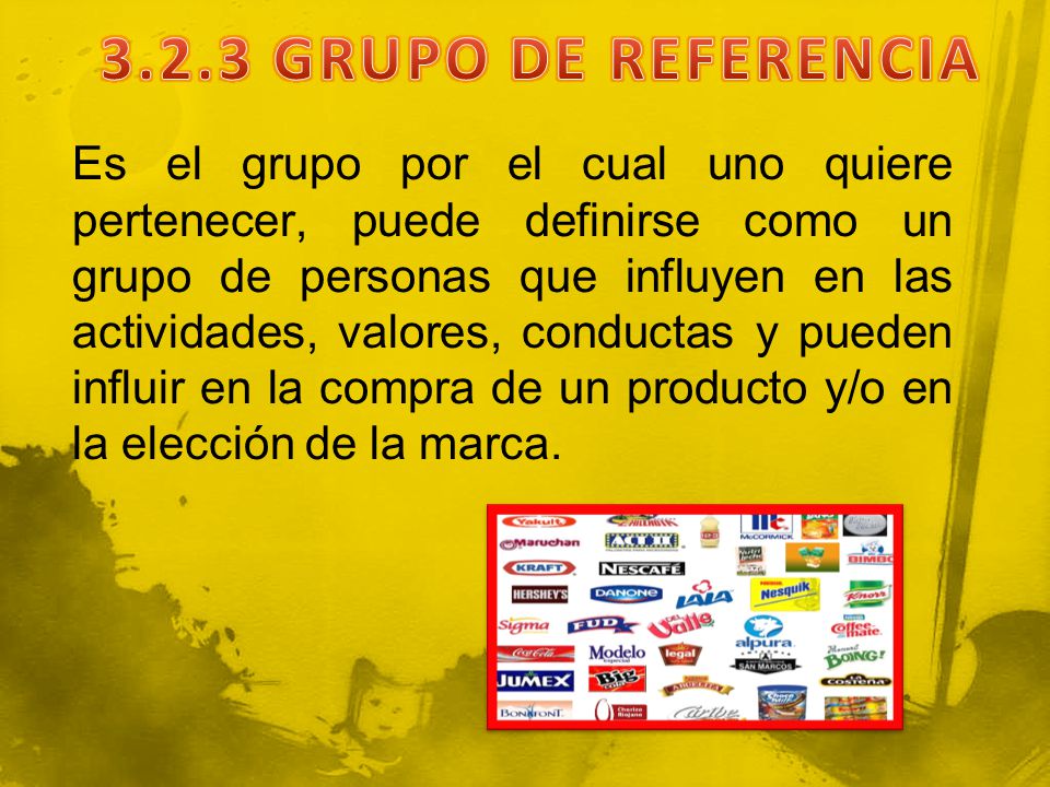 Es el grupo por el cual uno quiere pertenecer, puede definirse como un grupo de personas que influyen en las actividades, valores, conductas y pueden influir en la compra de un producto y/o en la elección de la marca.