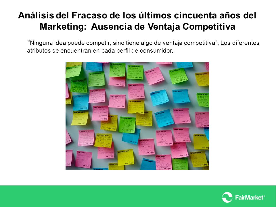 Análisis del Fracaso de los últimos cincuenta años del Marketing: Ausencia de Ventaja Competitiva