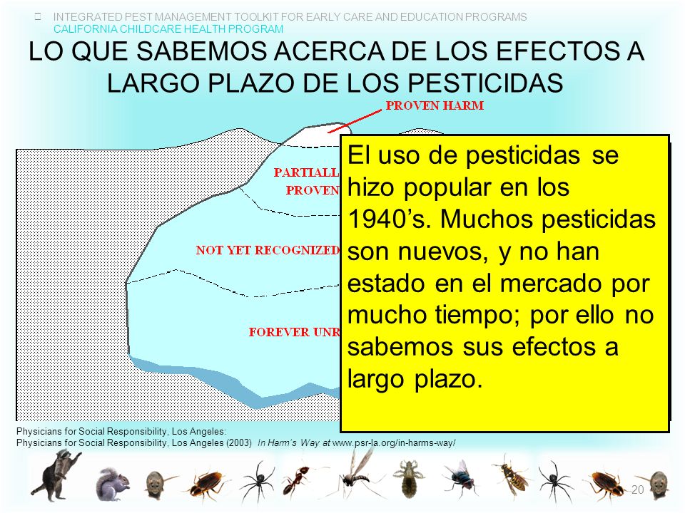 Lo que sabemos acerca de los efectos a largo plazo de los pesticidas