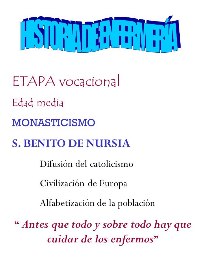 Antes que todo y sobre todo hay que cuidar de los enfermos