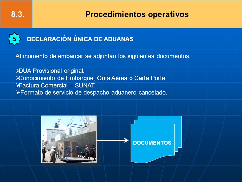 Procedimientos operativos