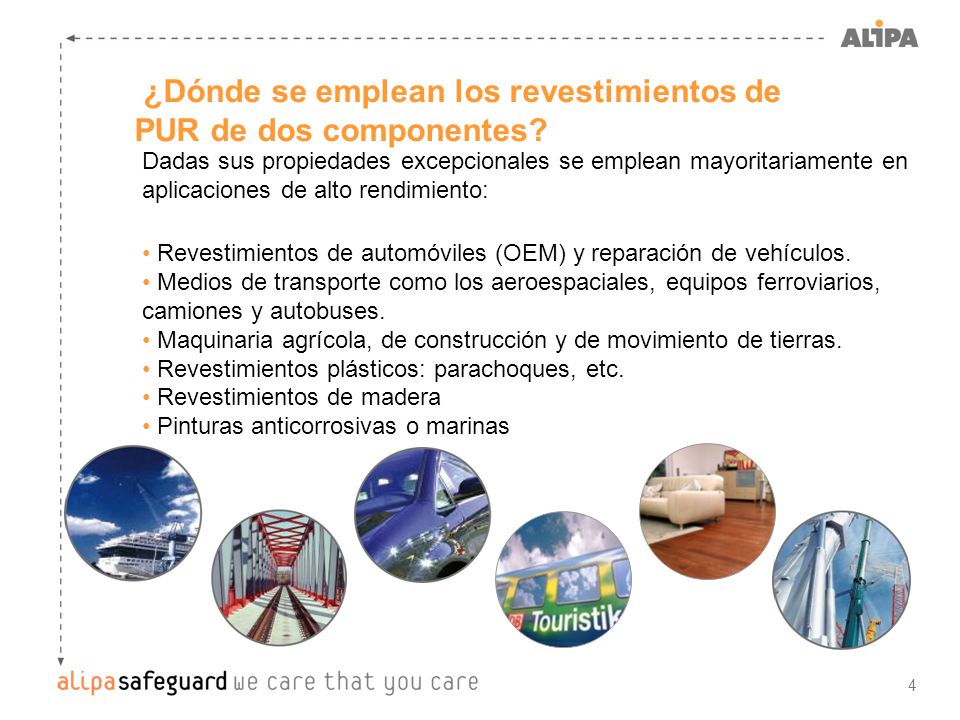 ¿Dónde se emplean los revestimientos de PUR de dos componentes