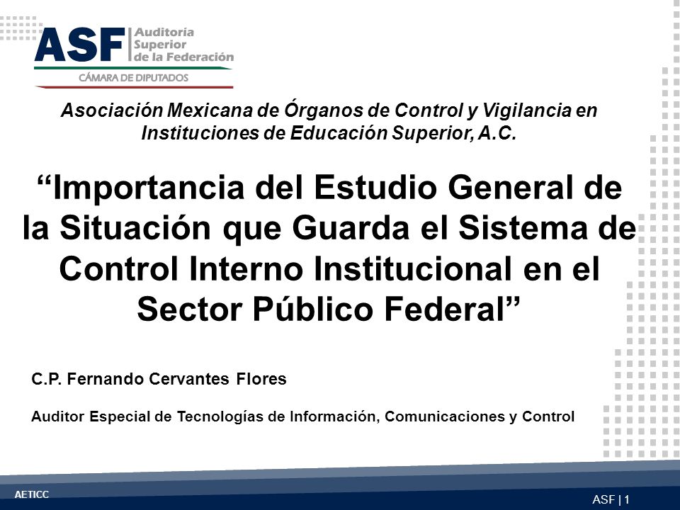 Asociación Mexicana de Órganos de Control y Vigilancia en Instituciones de Educación Superior, A.C.