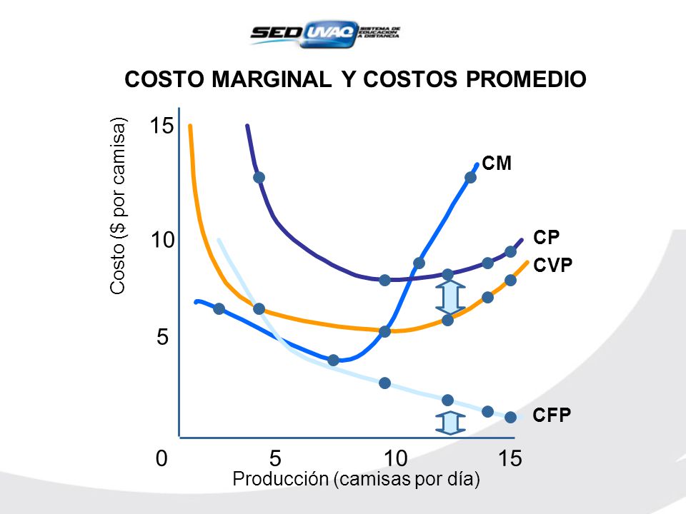 COSTO MARGINAL Y COSTOS PROMEDIO