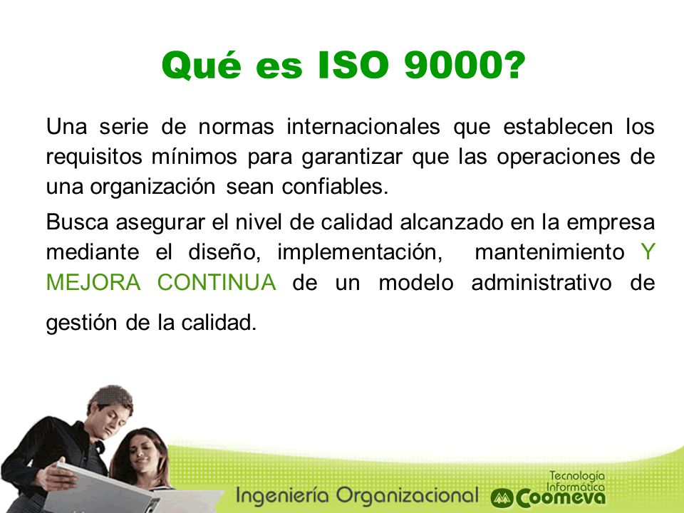 Qué es ISO 9000