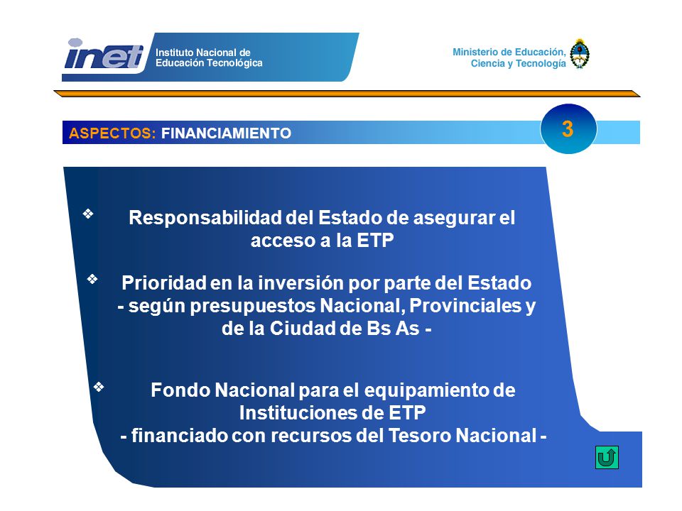 3 Responsabilidad del Estado de asegurar el acceso a la ETP