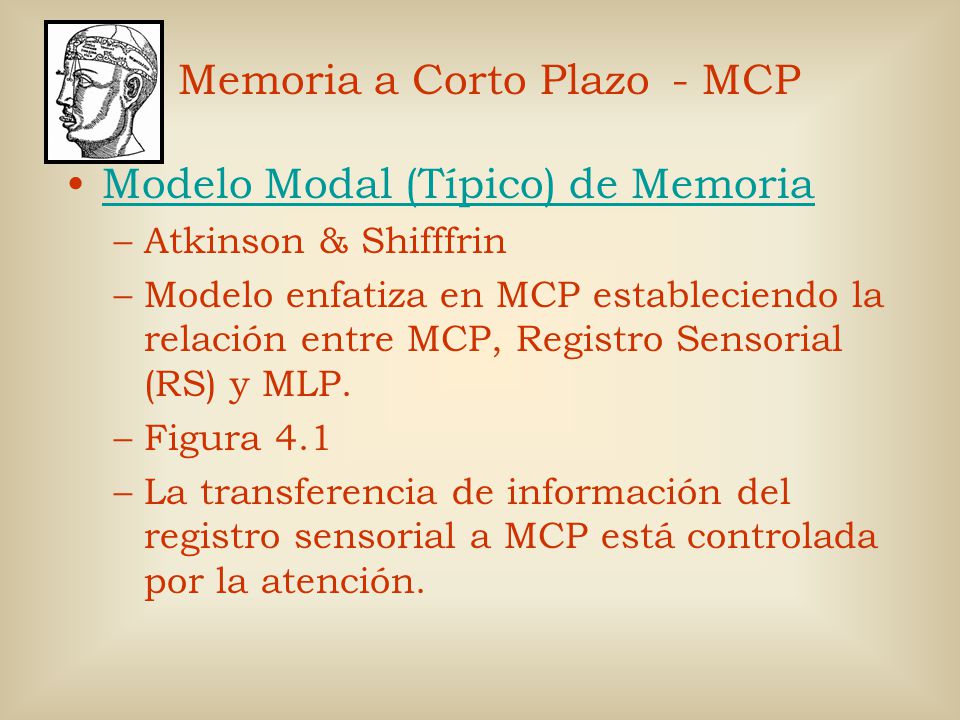 Memoria a Corto Plazo - MCP