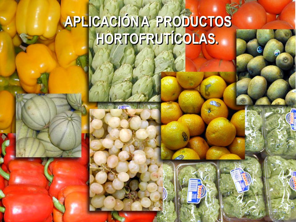 APLICACIÓN A PRODUCTOS HORTOFRUTÍCOLAS.