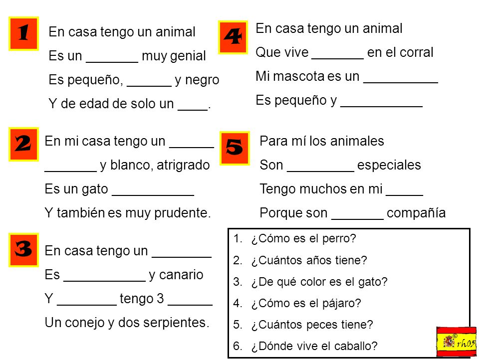 ©rh05 En casa tengo un animal Que vive _______ en el corral