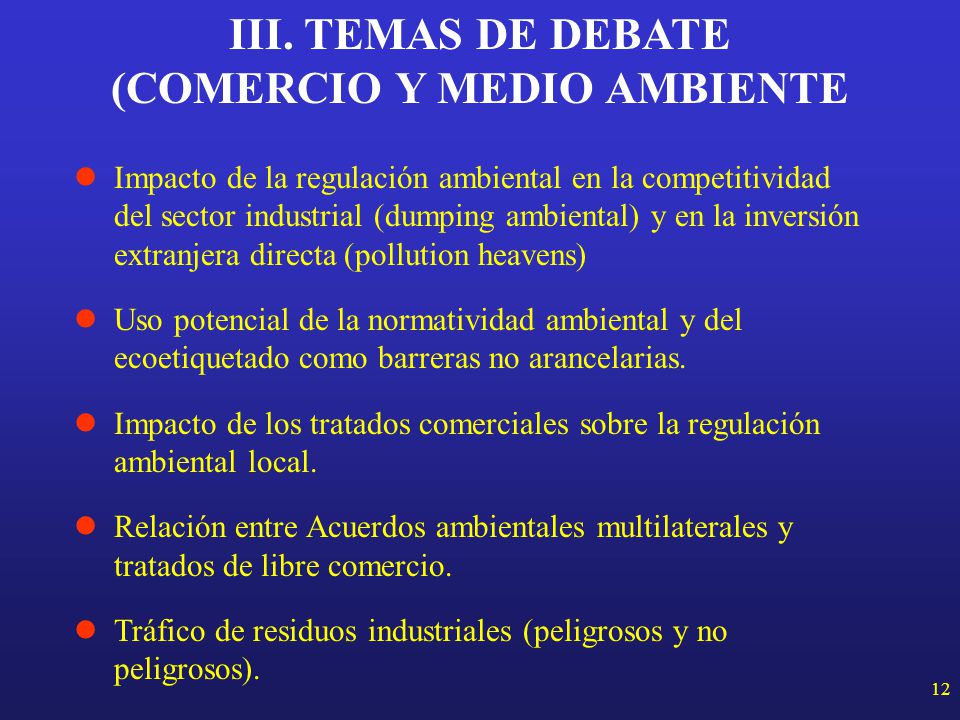 (COMERCIO Y MEDIO AMBIENTE