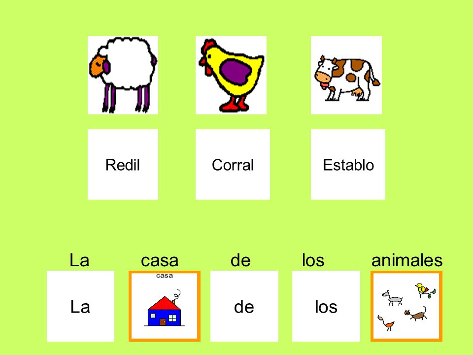 Redil Corral Establo La casa de los animales La de los