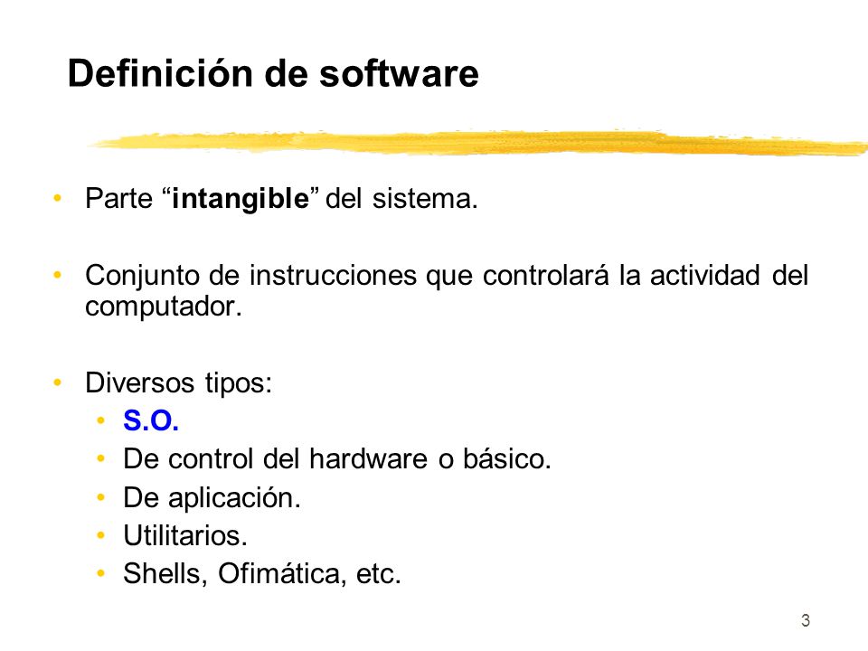 Definición de software