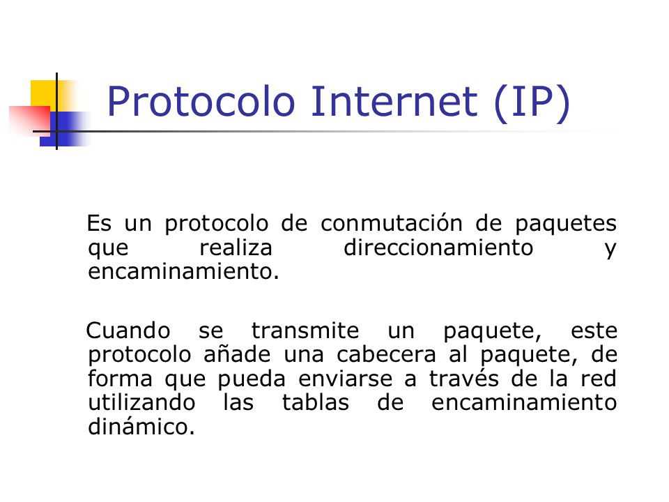 Protocolo Internet (IP)