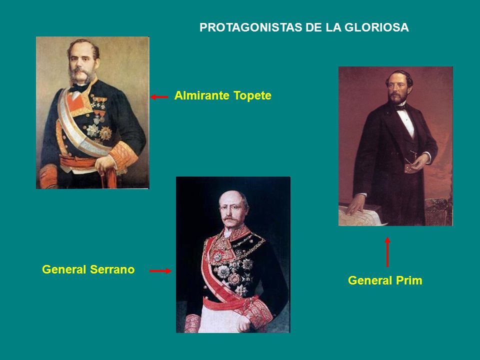PROTAGONISTAS DE LA GLORIOSA