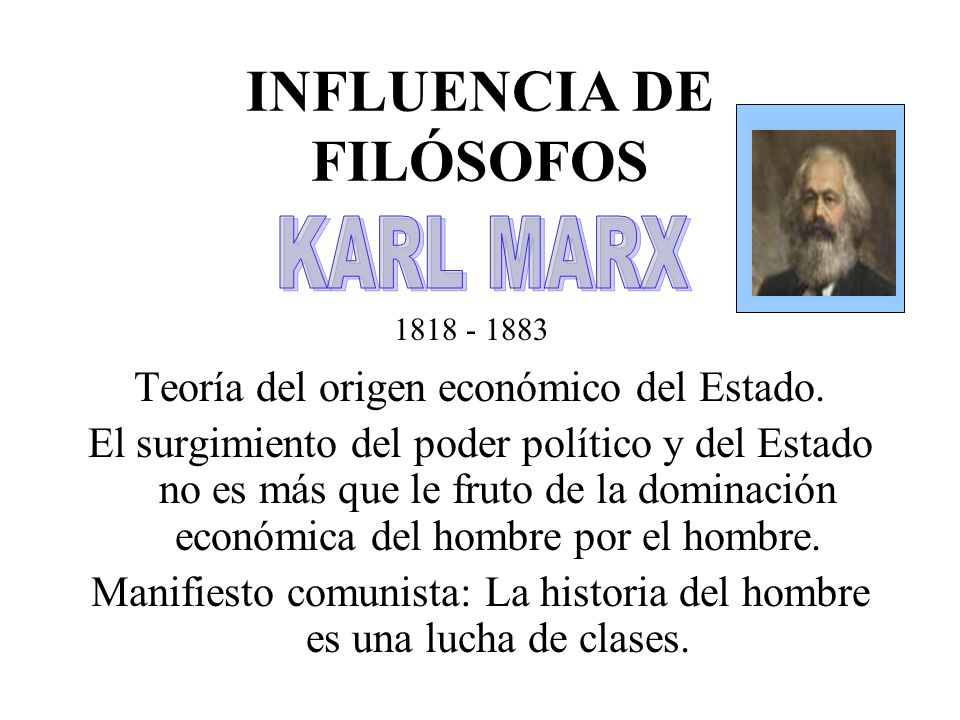 INFLUENCIA DE FILÓSOFOS