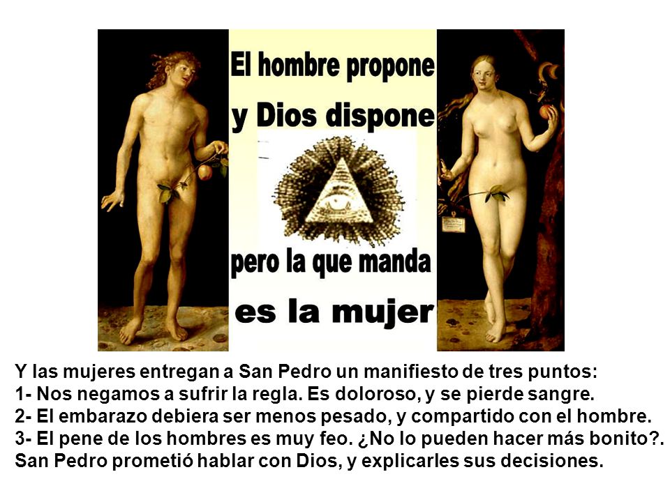 Y las mujeres entregan a San Pedro un manifiesto de tres puntos: