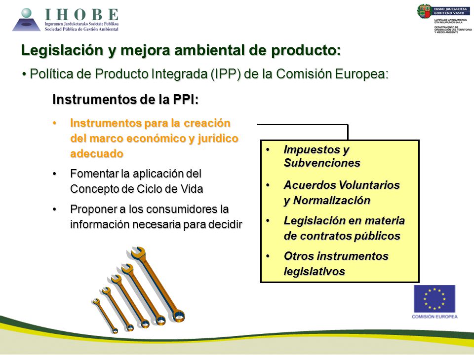 Legislación y mejora ambiental de producto: