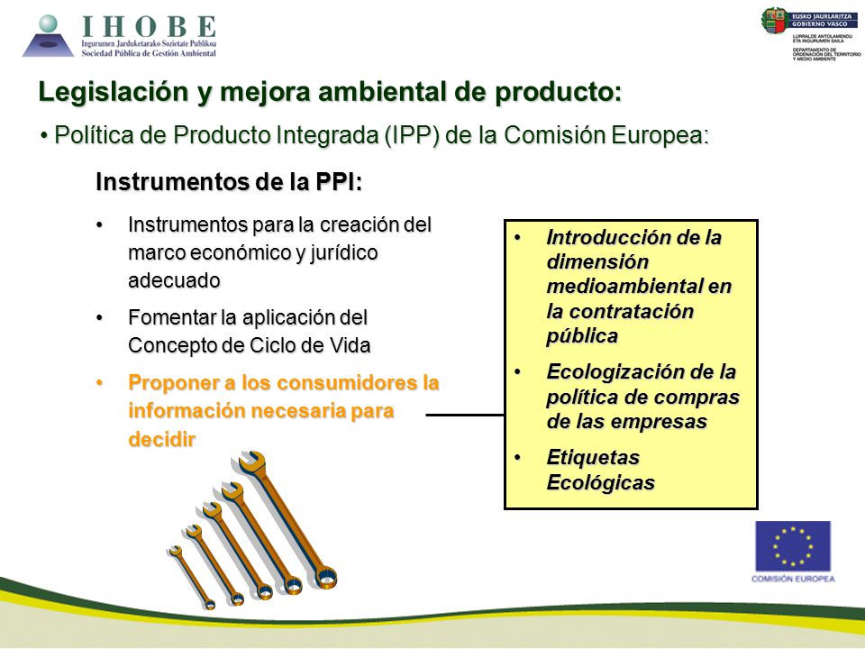 Legislación y mejora ambiental de producto:
