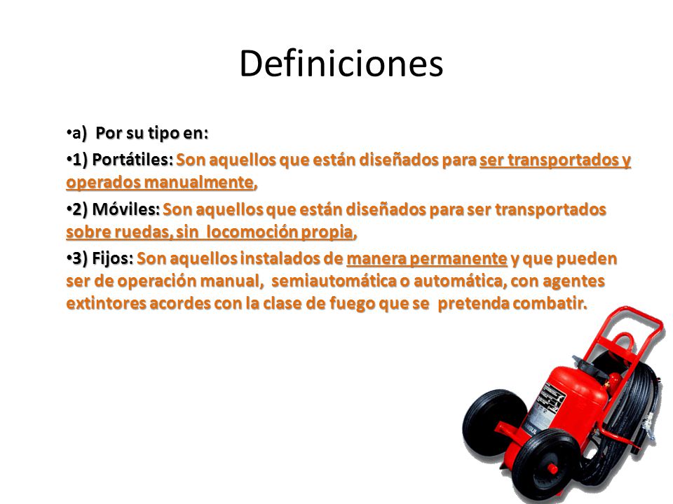Definiciones a) Por su tipo en: