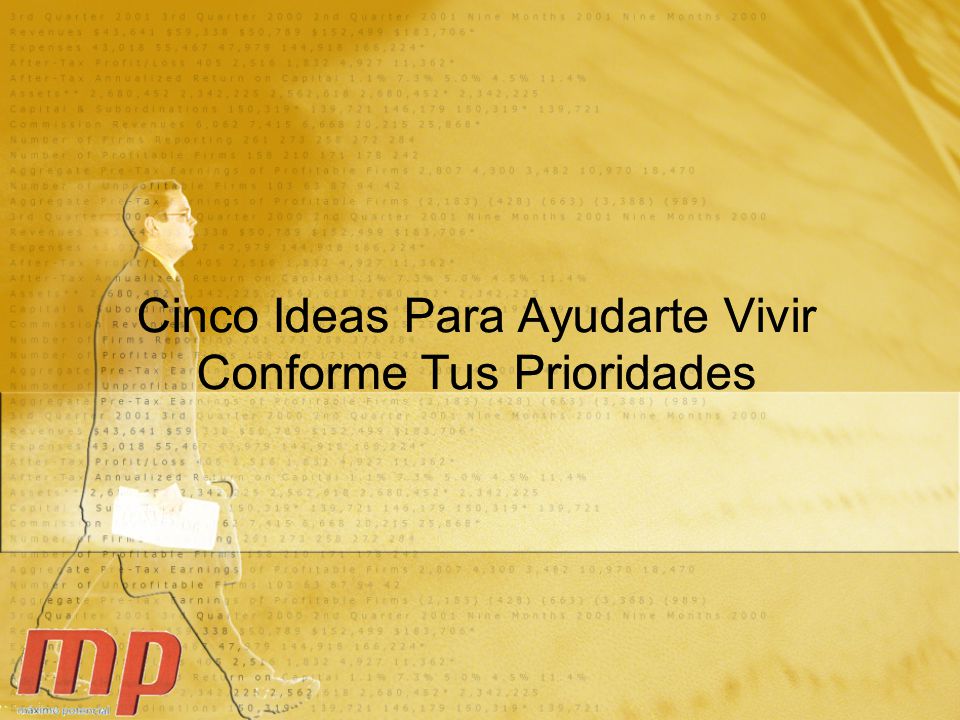Cinco Ideas Para Ayudarte Vivir Conforme Tus Prioridades