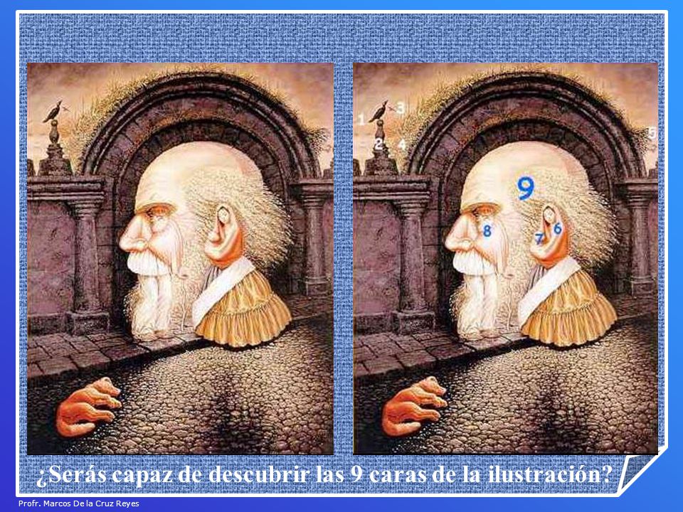 ¿Serás capaz de descubrir las 9 caras de la ilustración