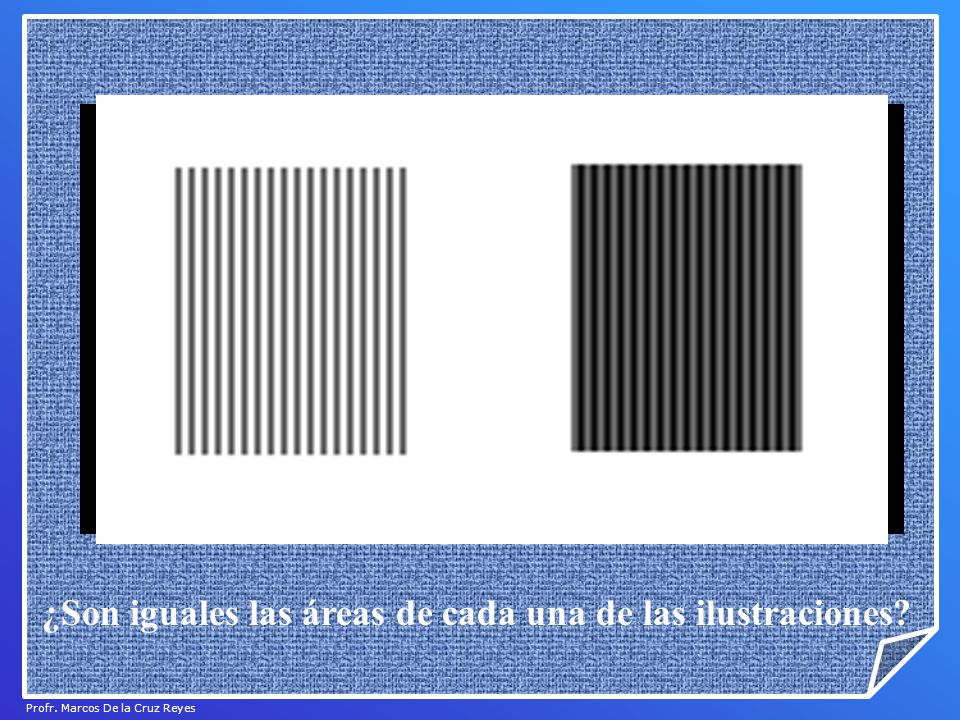 ¿Son iguales las áreas de cada una de las ilustraciones