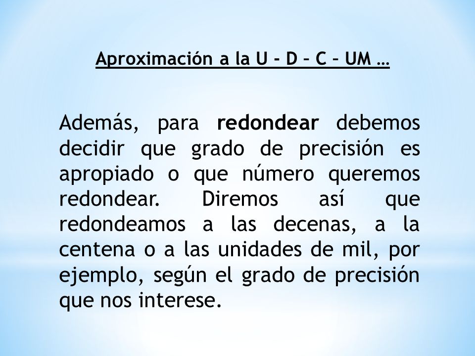 Aproximación a la U - D – C – UM …
