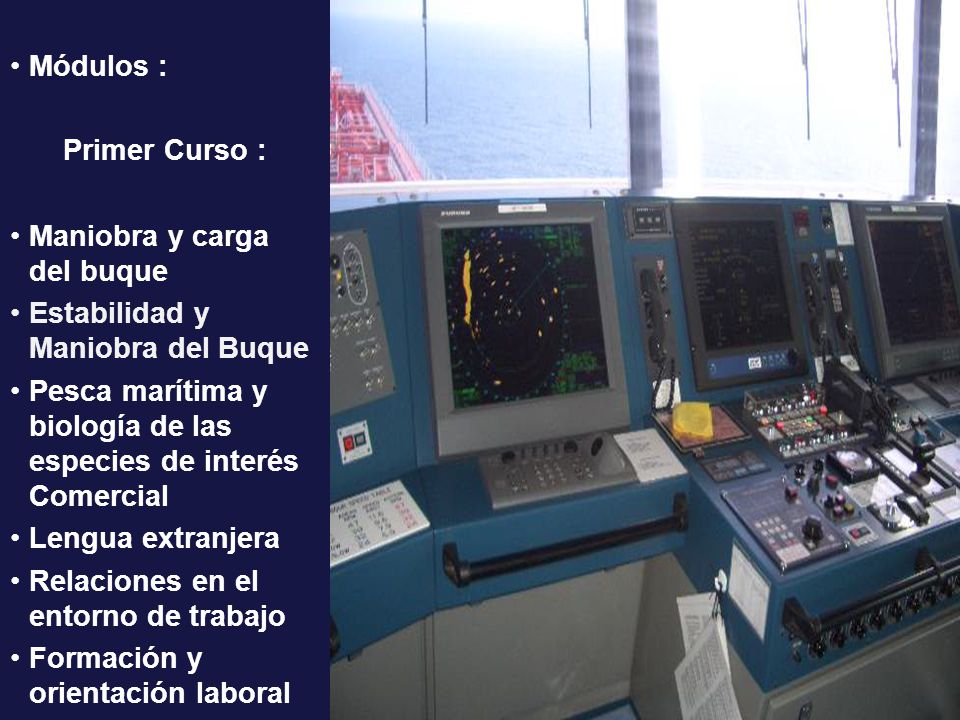 Maniobra y carga del buque Estabilidad y Maniobra del Buque