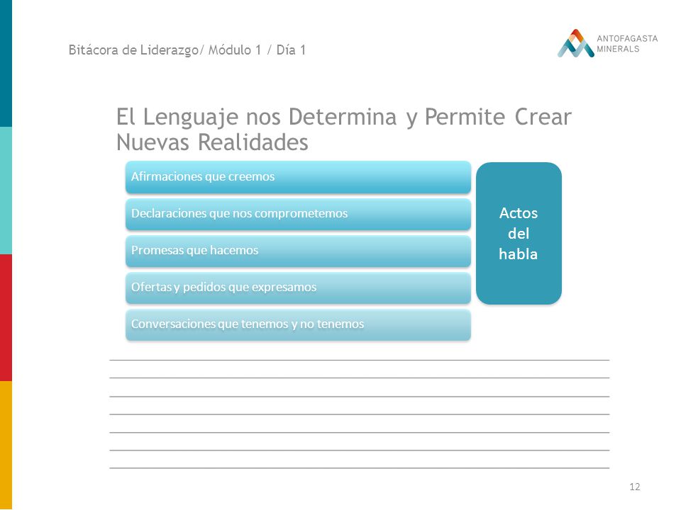 El Lenguaje nos Determina y Permite Crear Nuevas Realidades