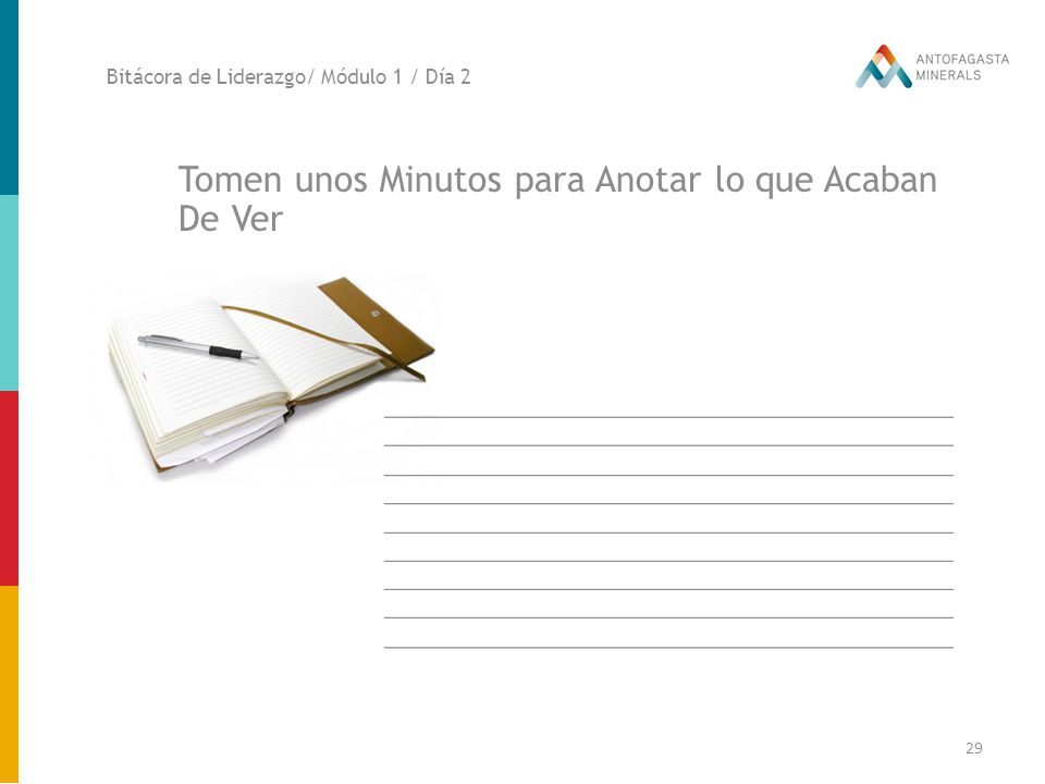 Tomen unos Minutos para Anotar lo que Acaban De Ver