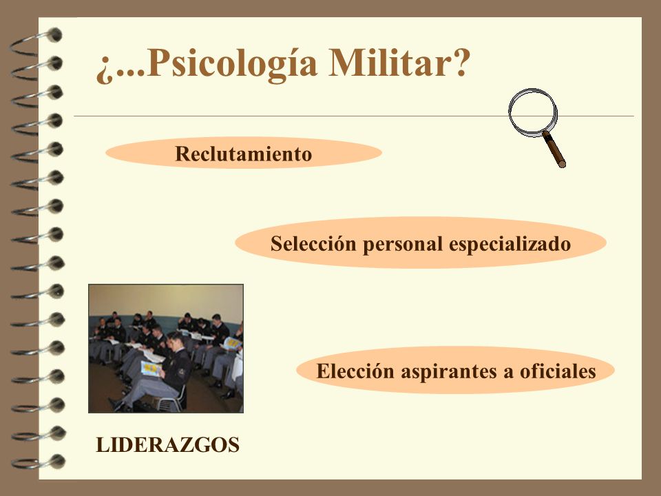 Selección personal especializado Elección aspirantes a oficiales