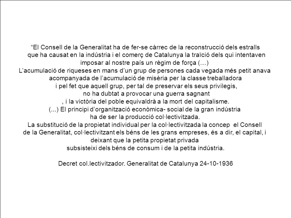 imposar al nostre país un règim de força (…)