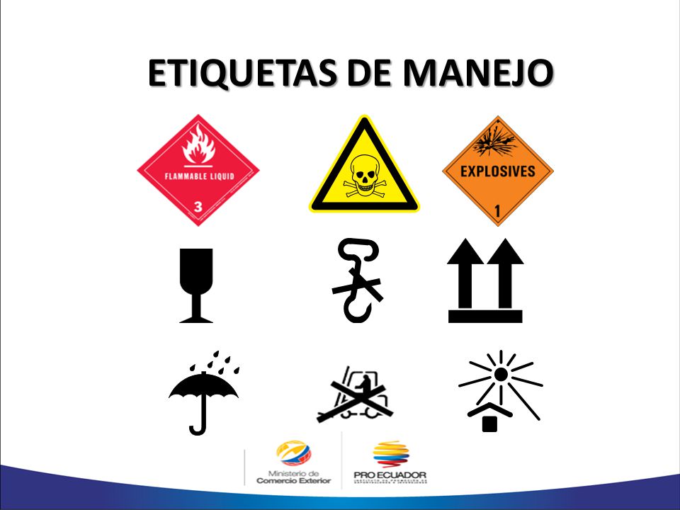 ETIQUETAS DE MANEJO