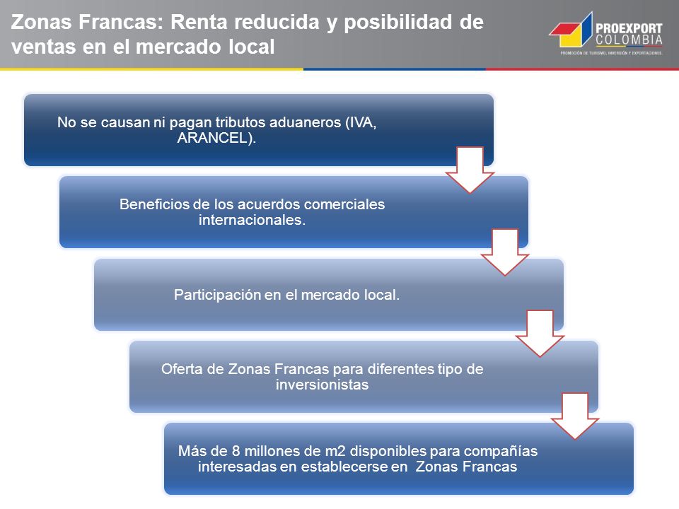 Zonas Francas: Renta reducida y posibilidad de ventas en el mercado local