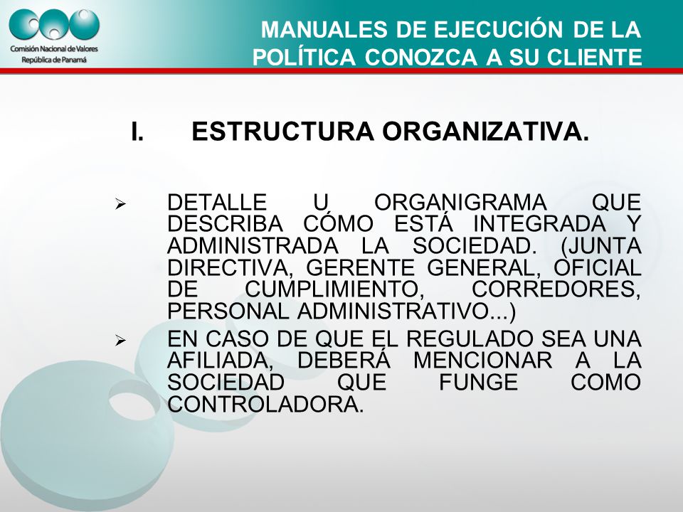 MANUALES DE EJECUCIÓN DE LA POLÍTICA CONOZCA A SU CLIENTE