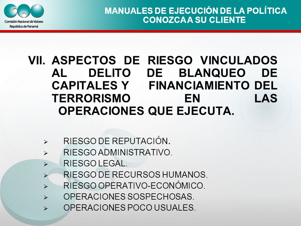 MANUALES DE EJECUCIÓN DE LA POLÍTICA CONOZCA A SU CLIENTE