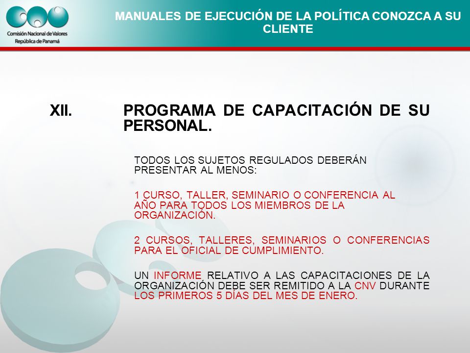 MANUALES DE EJECUCIÓN DE LA POLÍTICA CONOZCA A SU CLIENTE